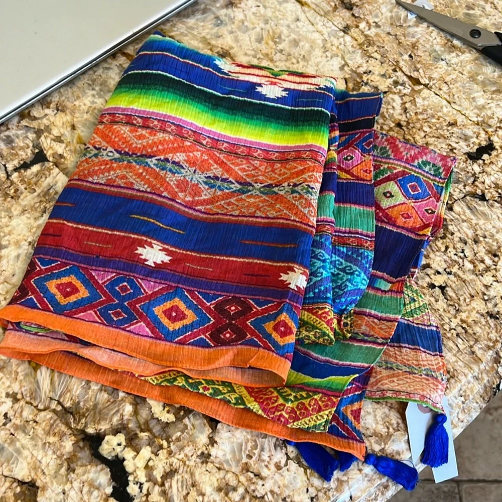 New Ralph Lauren unisex silk Scarf